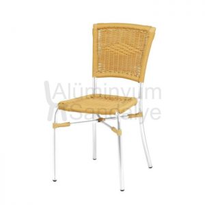 Aluminyum Orgulu Cafe Sandalyesi Alg22