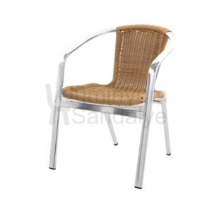 Bal Renkli Aluminyum Sandalye Alg03